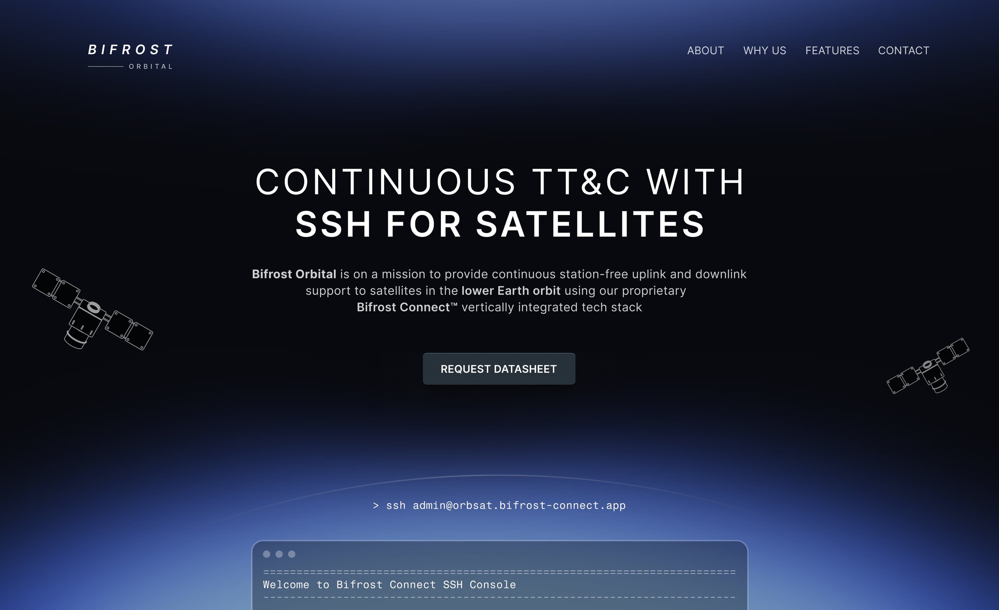 Bifrost Orbital — landing page