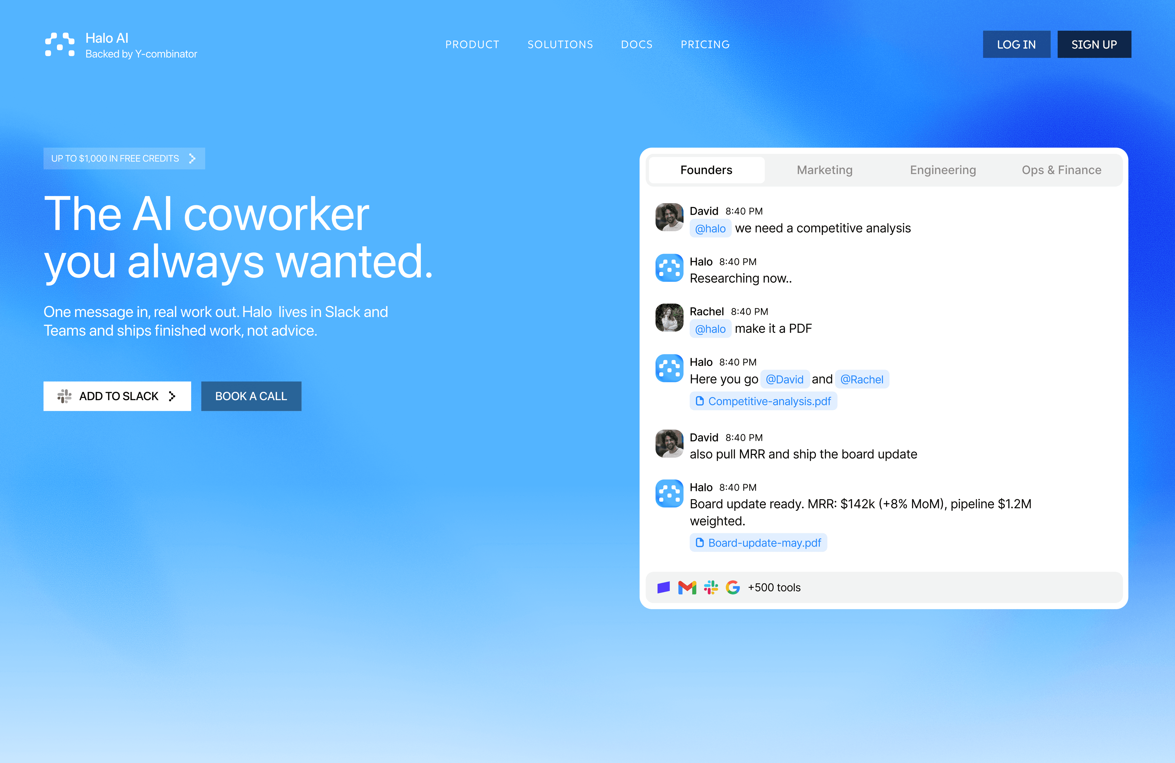 AI assistant — hero