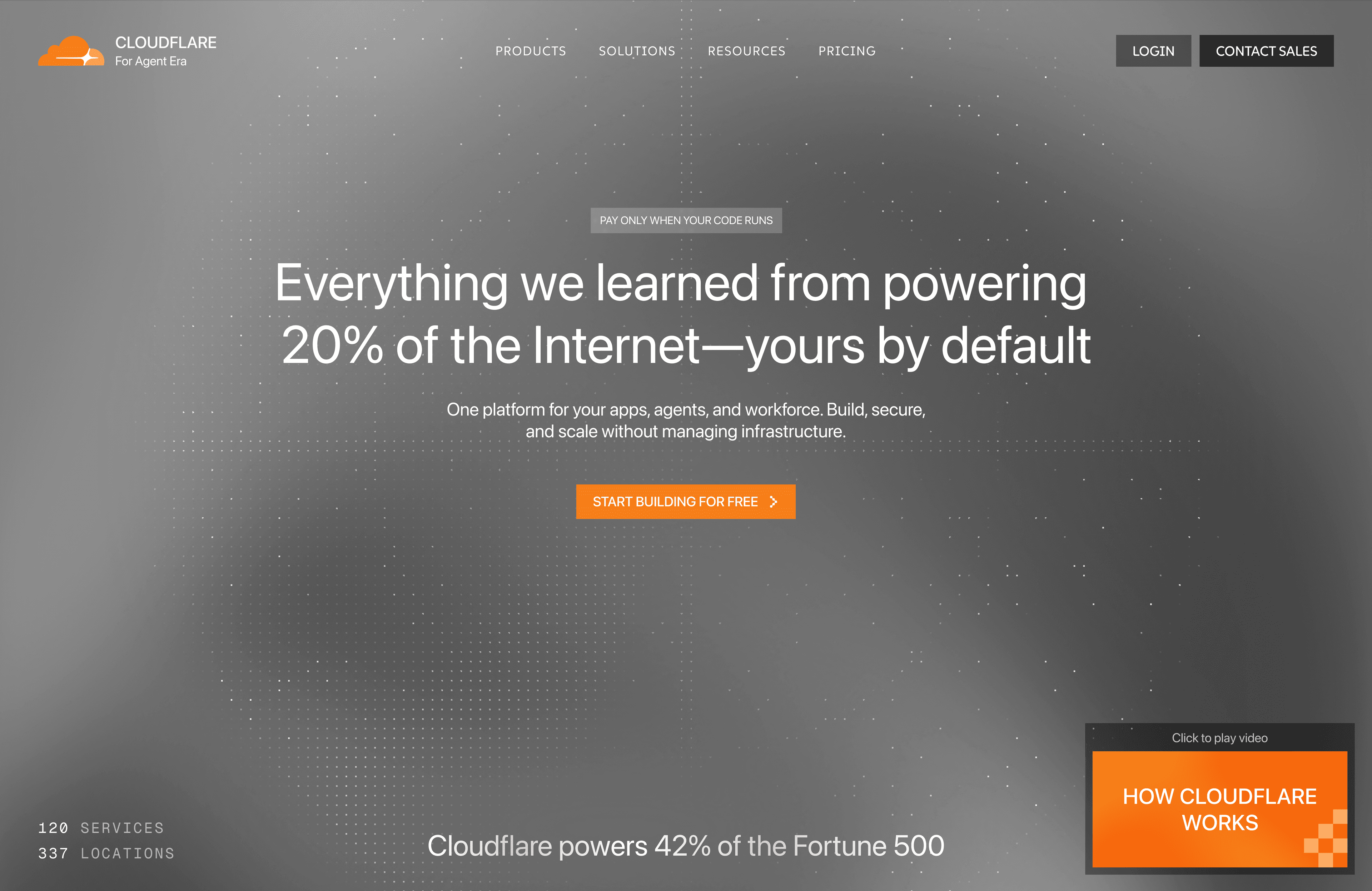 Cloudflare — landing
