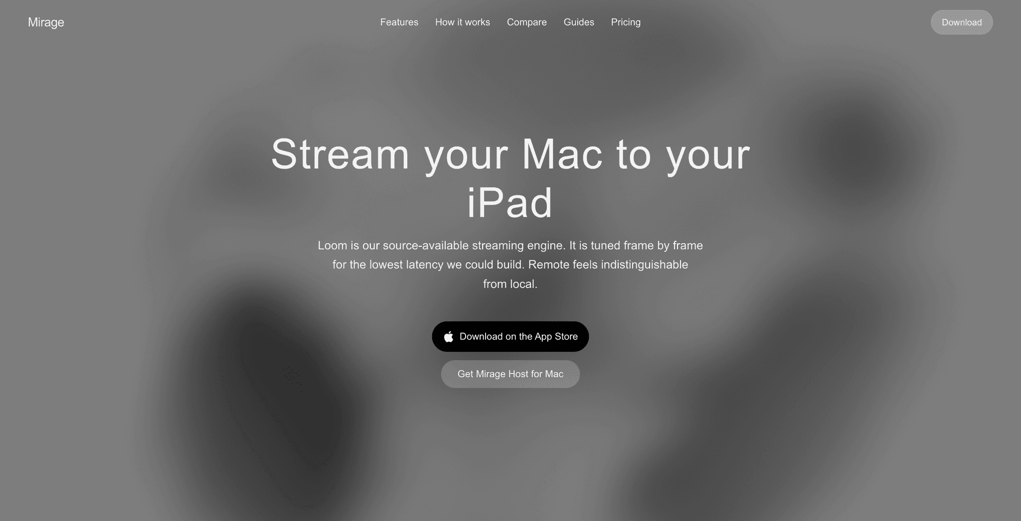Screen mirroring landing
